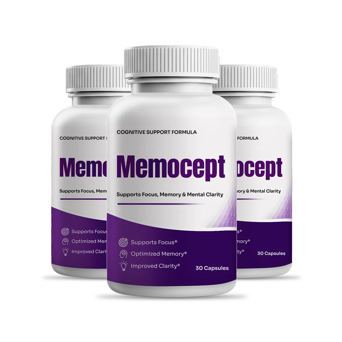 Memocept three-bottle product package