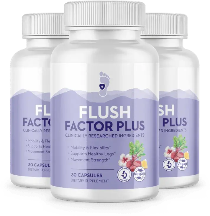 Flush Factor Plus three bottle package
