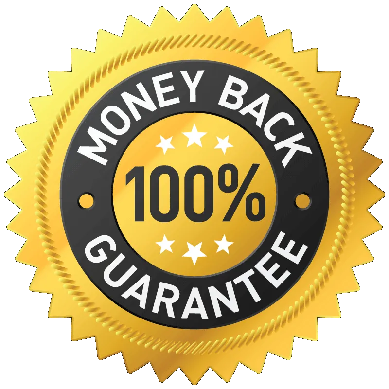 60-day money-back guarantee seal