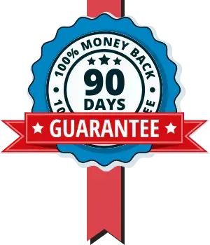 Sciaticyl 90-day money-back guarantee seal