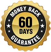 60-day money-back guarantee seal
