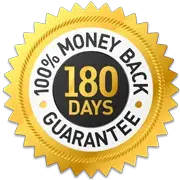 Joint Genesis 180-day money-back guarantee seal